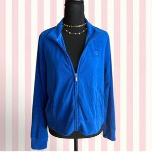 Juicy Couture Y2K Royal Blue Zip Jacket L